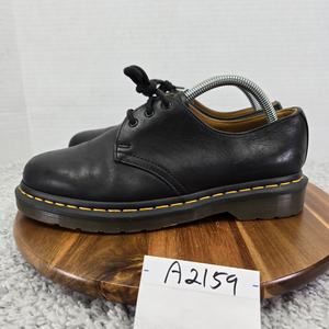 Dr. Martens 1461 Forlife Black Leather Low Top Casual Lifestyle Oxford Womens 9